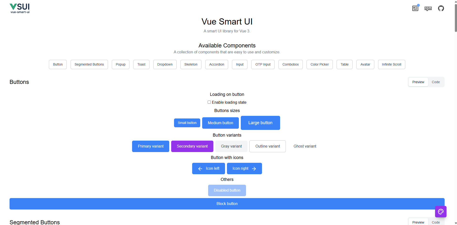 Vue Smart UI - Component library for Vue 3